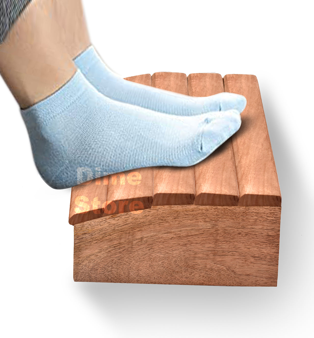 Wooden Foot Rest Under Table For Office Home | Under Desk Foot Rester Office Chair Home | Under Desk Foot Stool for Stress Free Legs Dime Store