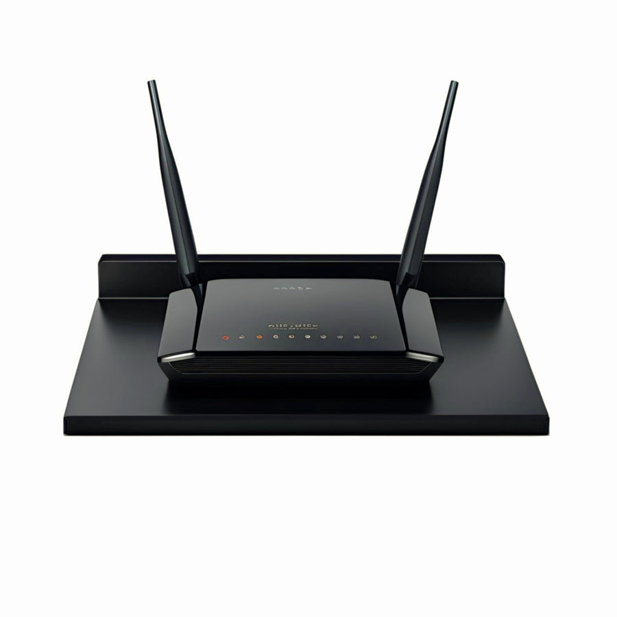 Dime Store Engineered Wood Setup Box Stand | Set Top Box Stand Wall Mount for Home Wall Shelf for Holding Speakers WiFi Router Game Console Remote Streaming Device Dime Store