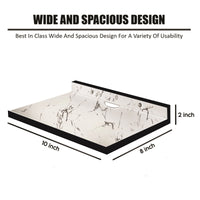 Thumbnail for Dime Store Engineered Wood Setup Box Stand | Set Top Box Stand Wall Mount for Home Wall Shelf for Holding Speakers WiFi Router Game Console Remote Streaming Device Dime Store