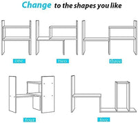 Thumbnail for Dime Store Adjustable Book Shelf/Book Stand/Book Rack Desktop Storage Organizer | Spice Rack (Black) Dime Store