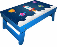 Thumbnail for Dime Store Study Table for Kids/Bed Table for Study/Laptop Table/Foldable Table/Breakfast Table (Rocket, 18x12 inch) Dime Store