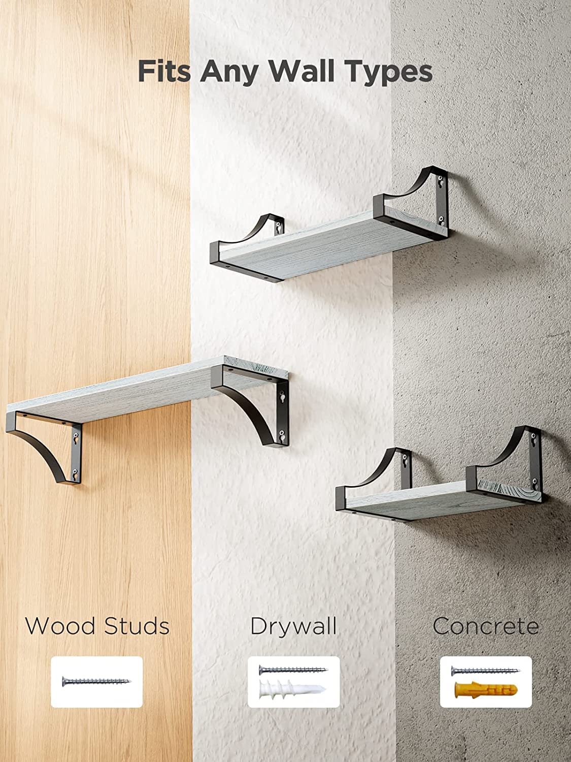 Dime Store Wall Floating Wall Shelves Wall Hanging Wall Shelf (Medium) Dime Store