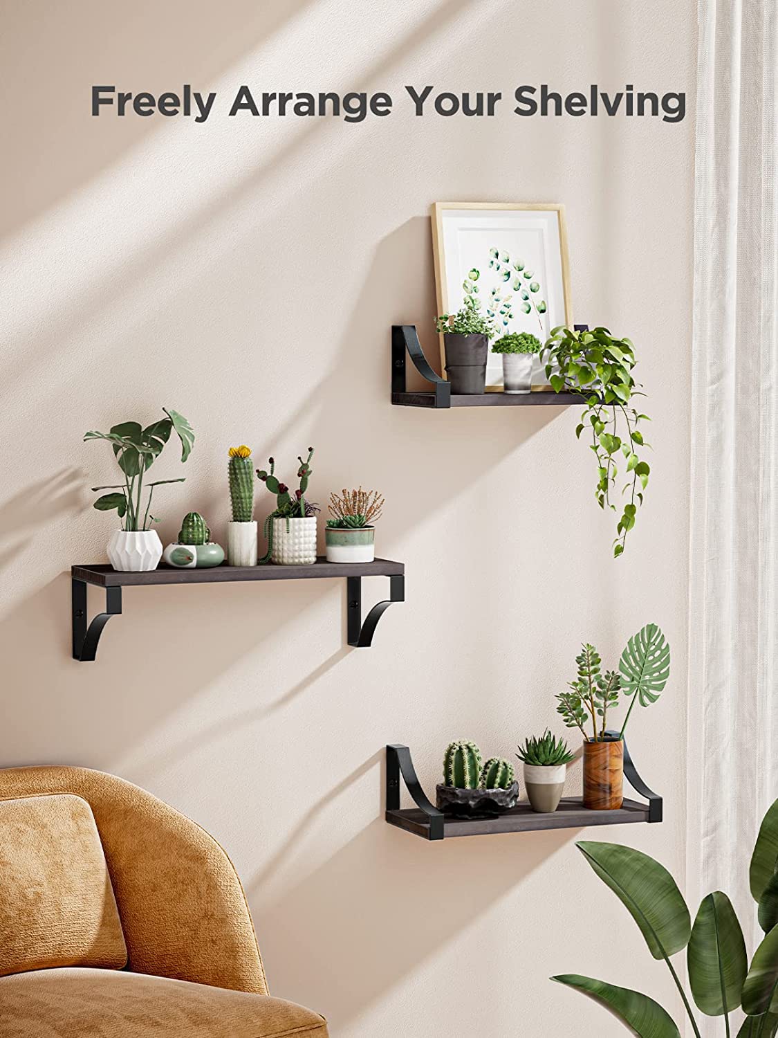 Dime Store Wall Floating Wall Shelves Wall Hanging Wall Shelf (Medium) Dime Store