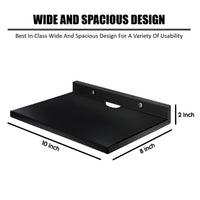 Thumbnail for Dime Store Engineered Wood Setup Box Stand | Set Top Box Stand Wall Mount for Home Wall Shelf for Holding Speakers WiFi Router Game Console Remote Streaming Device Dime Store