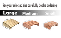 Thumbnail for Foot Rest Under Table for Office Home | Under Desk Foot Raster (Natural, Large) Dime Store