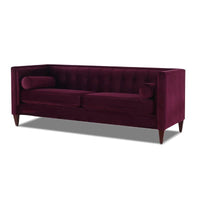 Thumbnail for Wooden 3 Seater Modern Sofa Chesterfield Couch Loveseat for Livingroom & Hallway | Sofa for Bedroom Dime Store