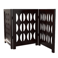 Thumbnail for Wooden Portable Safety Pet Fence Gate Partition for Kids & Dogs Pet Barrier Child Barrier , Step Over Fence for Stairs Dime Store