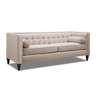 Thumbnail for Wooden 3 Seater Modern Sofa Chesterfield Couch Loveseat for Livingroom & Hallway | Sofa for Bedroom Dime Store