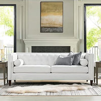 Thumbnail for Wooden 3 Seater Modern Sofa Chesterfield Couch Loveseat for Livingroom & Hallway | Sofa for Bedroom Dime Store