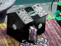 Thumbnail for Wooden Hut Shaped Money Bank for Coin Storage Organizer for Kids & Adults , Gullak for Gift Item Dime Store