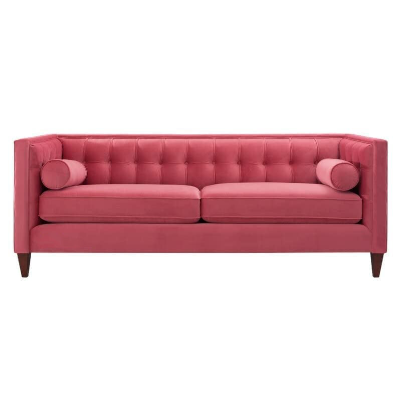 Wooden 3 Seater Modern Sofa Chesterfield Couch Loveseat for Livingroom & Hallway | Sofa for Bedroom Dime Store