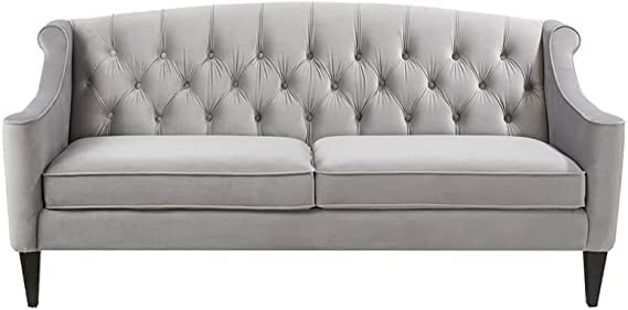Wooden 3 Seater Chesterfield Well Living Bertina 3 Seater Upholstery Button Tufted Sofa for Living Room, Offices, Bedroom, Hallway Dime Store
