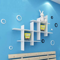 Thumbnail for Dime Store Wall Mount Floating Wall Shelves Rack for Living Room Wall Mounted Shelf for Home Decor Items Dime Store