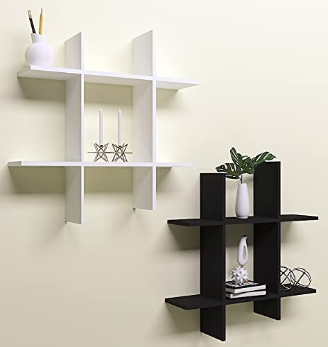Dime Store Wall Mount Floating Wall Shelves Rack for Living Room Wall Mounted Shelf for Home Decor Items Dime Store