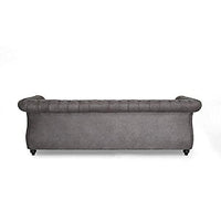 Thumbnail for Solid Wood Velvet Chesterfield Three Seater Sofa for Living Room & Office | Couch/Sofa for Home Dime Store