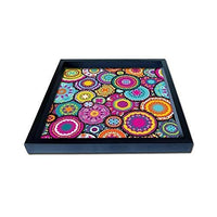 Thumbnail for MDF Tray for Dining Table Serving Tray Fancy for Home and Kitchen Storage Tea Bed Tray Multipurpose Tray Tray for Décor Gift Item Dime Store