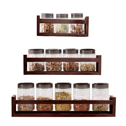 Spice Rack Kitchen Rack For Kitchen Storage Accessories Kitchen Organizer Floating Wall Shelf For Living Room Kitchen Dime Store
