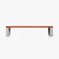 Thumbnail for Dime Store Monitor Stand for Desk, Table, Studio | Monitor Riser Stand | Computer Stand | Laptop Stand (100x21x11.25 cm, Brown) Dime Store