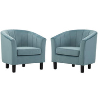 Thumbnail for Wooden Sofa Upholstered Arm Chair Wingback Chair for Living Room High Back Wing Chair Cushioned Lounge Chair Single Seater Set of 2 Dime Store