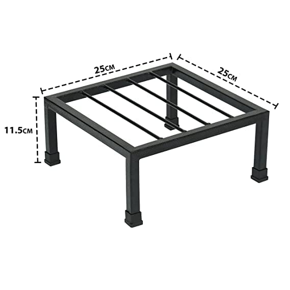 Flower Pot Stand - Outdoor Indoor Garden Metal Potted Plant Pot Holder – Balcony Display Planter Shelf Rack Dime Store
