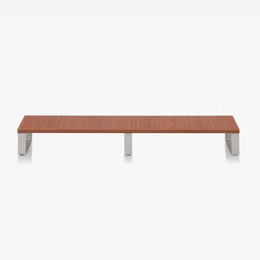 Dime Store Monitor Stand for Desk, Table, Studio | Monitor Riser Stand | Computer Stand | Laptop Stand (100x21x11.25 cm, Brown) Dime Store