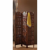 Thumbnail for Wooden Handmade Room Divider Wall Screen for Hall | Wooden Partition for Bedroom & Office Dime Store