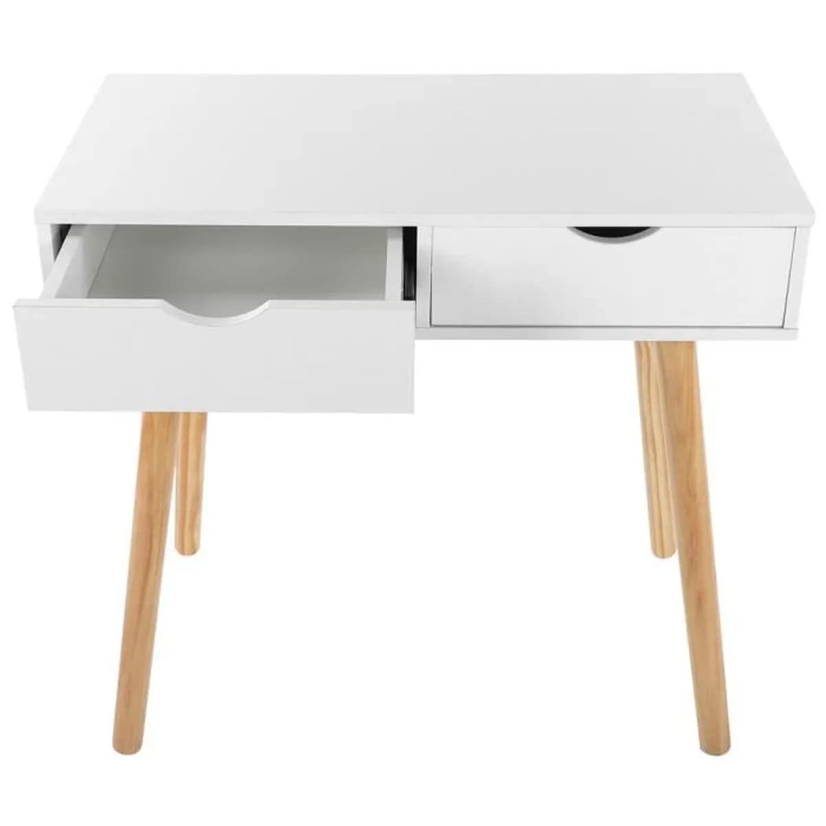 Console Table Side Table for Bedroom, Living Room with Storage Drawer and Legs, Office Table Desk, Bedside Table, End Table, Study Table Dime Store