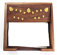 Thumbnail for Wooden Rosewood Wooden Tissue Paper Rack , Napkin Holder for Restaurant, Office, Hotel & Table Decoration Dime Store