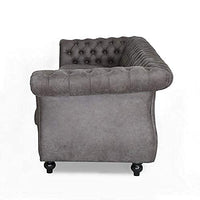 Thumbnail for Solid Wood Velvet Chesterfield Three Seater Sofa for Living Room & Office | Couch/Sofa for Home Dime Store