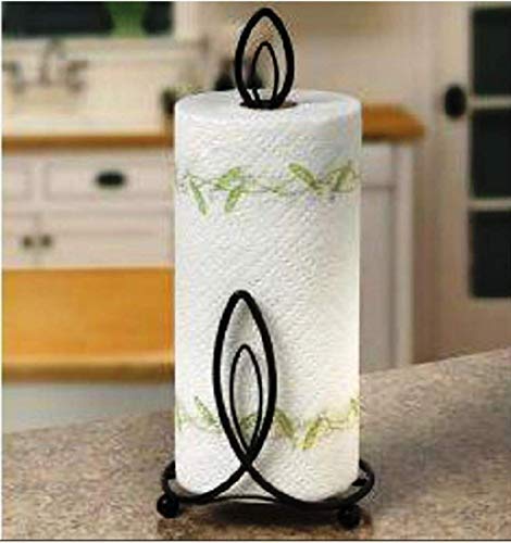 Wrought Iron Kitchen Tissue Paper Roll Holder Kitchen Storage Paper Towel Holder Dime Store
