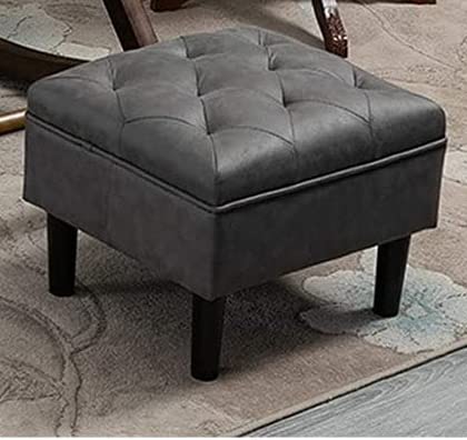 Wooden Recliner Standard Cushioned Rocking Chair with Foot Stool | Rolling Easy Chair | Chair for Parents | Chair for Living Room Dime Store