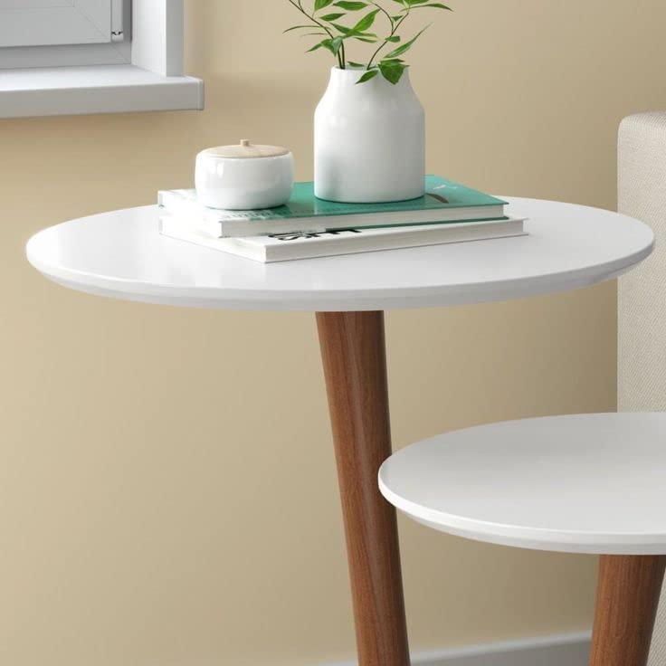Dime Store Modern Double Top Round Coffee Table/Side Table/Center Table/Bedside Table Dime Store