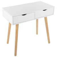 Thumbnail for Console Table Side Table for Bedroom, Living Room with Storage Drawer and Legs, Office Table Desk, Bedside Table, End Table, Study Table Dime Store
