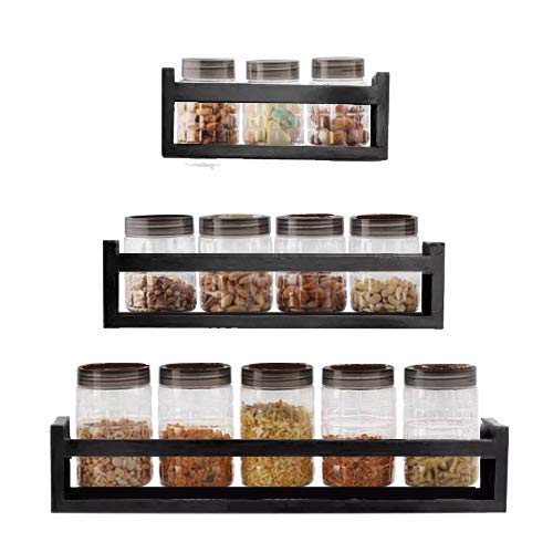 Spice Rack Kitchen Rack For Kitchen Storage Accessories Kitchen Organizer Floating Wall Shelf For Living Room Kitchen Dime Store