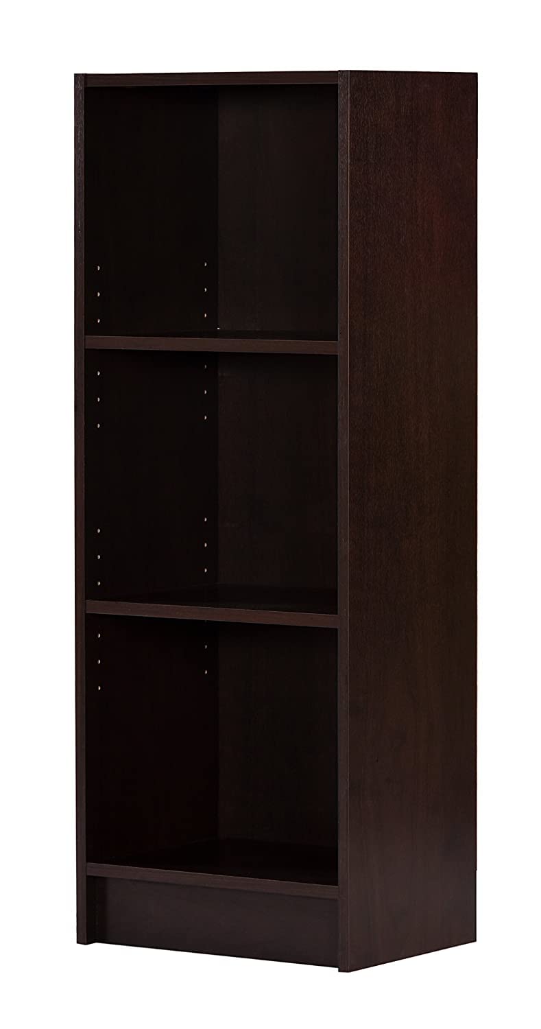 Dime Store Engineered Wood Book Shelf Book Case Storage Rack for Home Office Library (3 Tier) Dime Store
