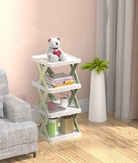Thumbnail for 4 Tier Shoe Rack For Home (Strong Plastic) Easily Washable Roposo Clout