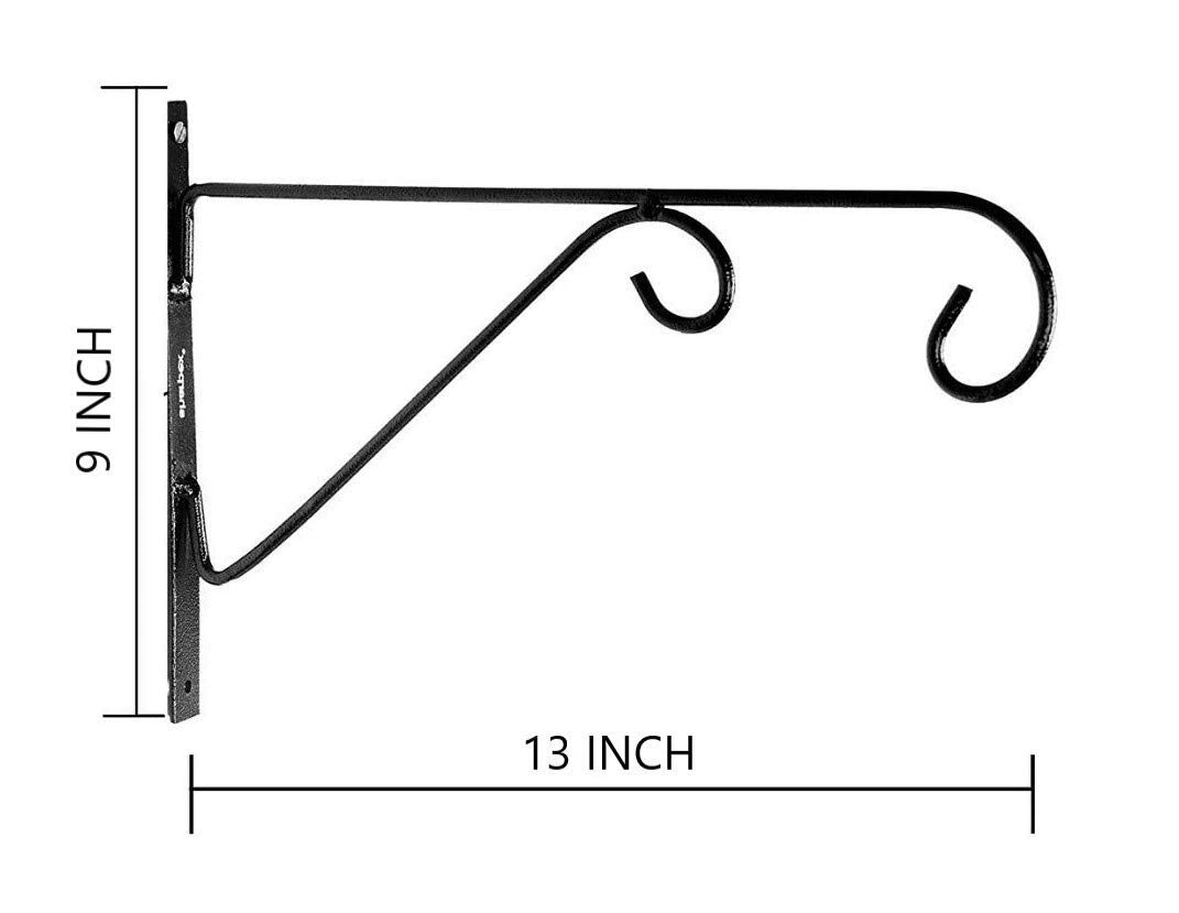 Metal Plant Hanger Wall Bracket Wall Hanging Plant Hook for Indoor Outdoor Balcony Dime Store