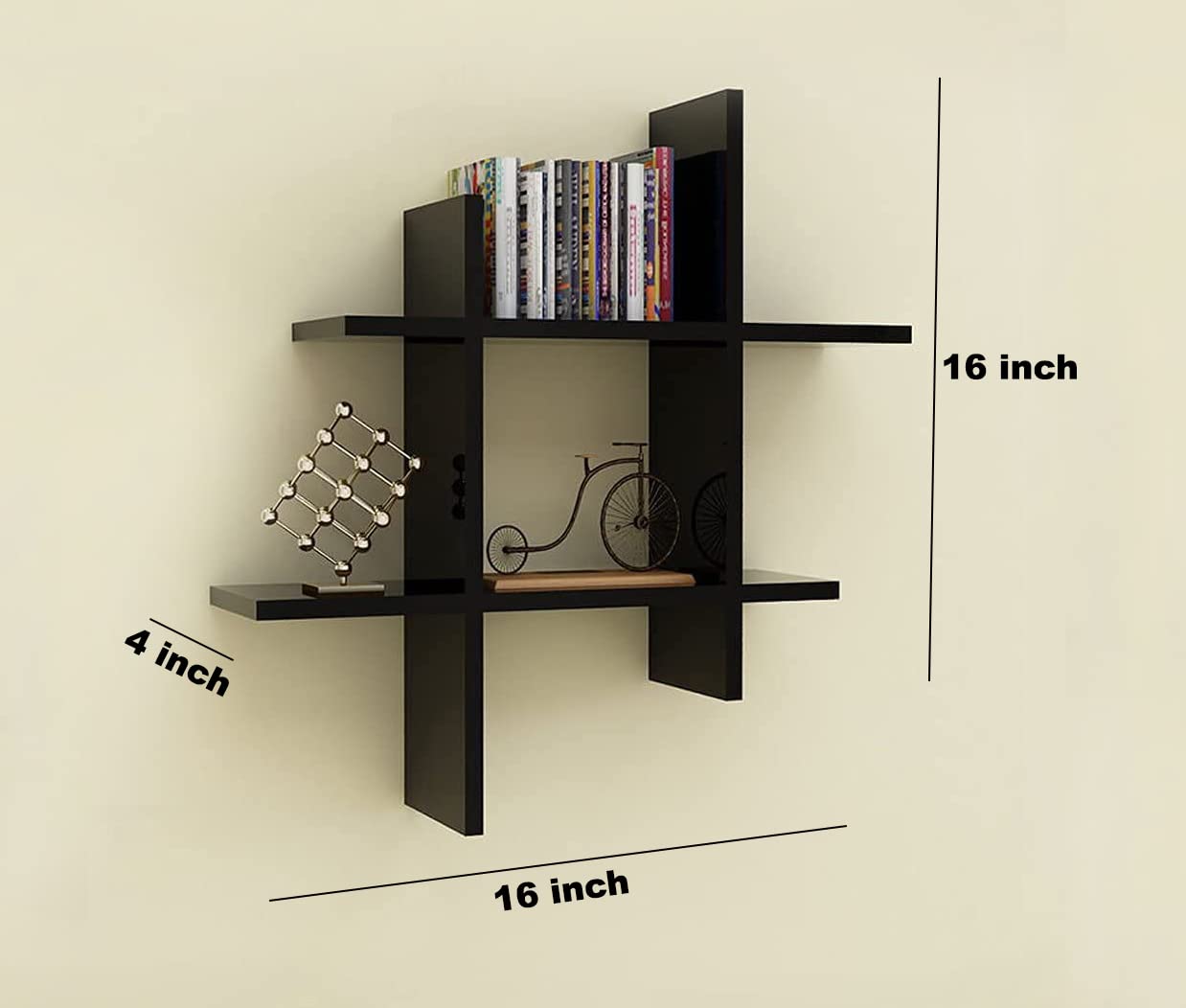 Dime Store Wall Mount Floating Wall Shelves Rack for Living Room Wall Mounted Shelf for Home Decor Items Dime Store