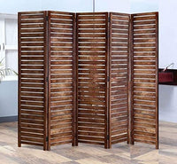 Thumbnail for Wooden Partition for Hall & Livingroom Wall Screen Room Divider, Traditional Screen Separator Dime Store