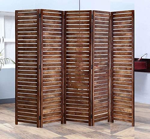 Wooden Partition for Hall & Livingroom Wall Screen Room Divider, Traditional Screen Separator Dime Store