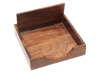 Thumbnail for Wooden Rosewood Wooden Tissue Paper Rack , Napkin Holder for Restaurant, Office, Hotel & Table Decoration Dime Store