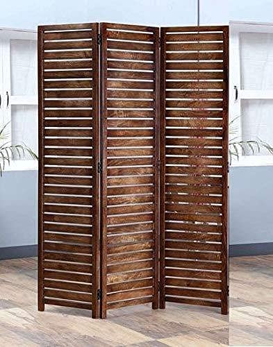 Wooden Partition for Hall & Livingroom Wall Screen Room Divider, Traditional Screen Separator Dime Store