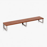Thumbnail for Dime Store Monitor Stand for Desk, Table, Studio | Monitor Riser Stand | Computer Stand | Laptop Stand (100x21x11.25 cm, Brown) Dime Store