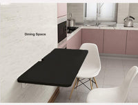 Thumbnail for Wall Mount Folding Table Wall Shelf with Wall Brackets | Study Table Computer Laptop Table Workstation Desk Dime Store