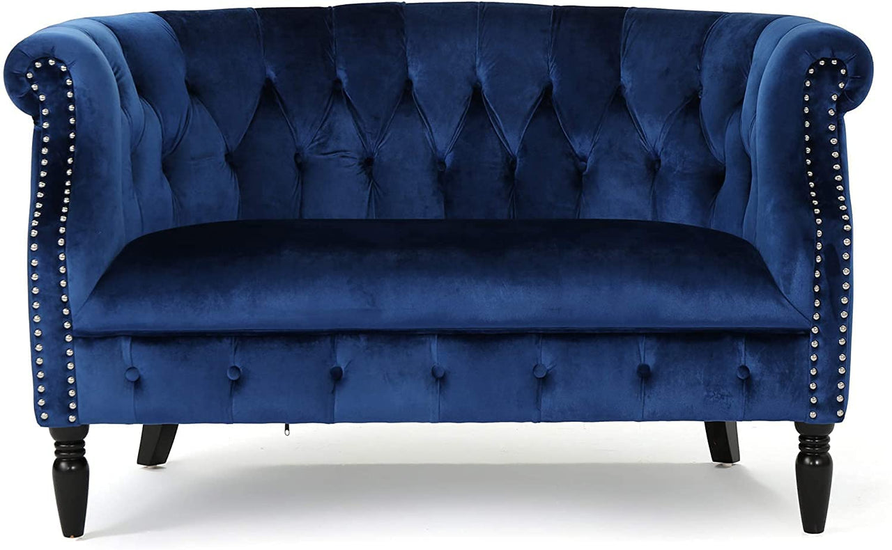 Wood 2 Seater Chesterfield Sofa Modern Design Sofa for Livingroom & hallway | Couch for Bedroom | Home Furniture Decorative Sofa Dime Store