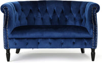 Thumbnail for Wood 2 Seater Chesterfield Sofa Modern Design Sofa for Livingroom & hallway | Couch for Bedroom | Home Furniture Decorative Sofa Dime Store