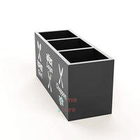 Thumbnail for Wooden Cutlery 3 Compartment Utensil Holder for Counter top, Dining table, Kitchen Table for Forks, Knives, Spoons Holder Cutlery Holder Dime Store