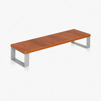 Thumbnail for Dime Store Monitor Stand for Desk, Table, Studio | Monitor Riser Stand | Computer Stand | Laptop Stand (100x21x11.25 cm, Brown) Dime Store