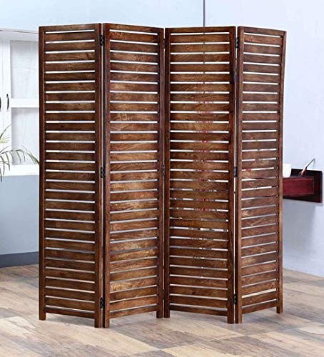 Wooden Partition for Hall & Livingroom Wall Screen Room Divider, Traditional Screen Separator Dime Store