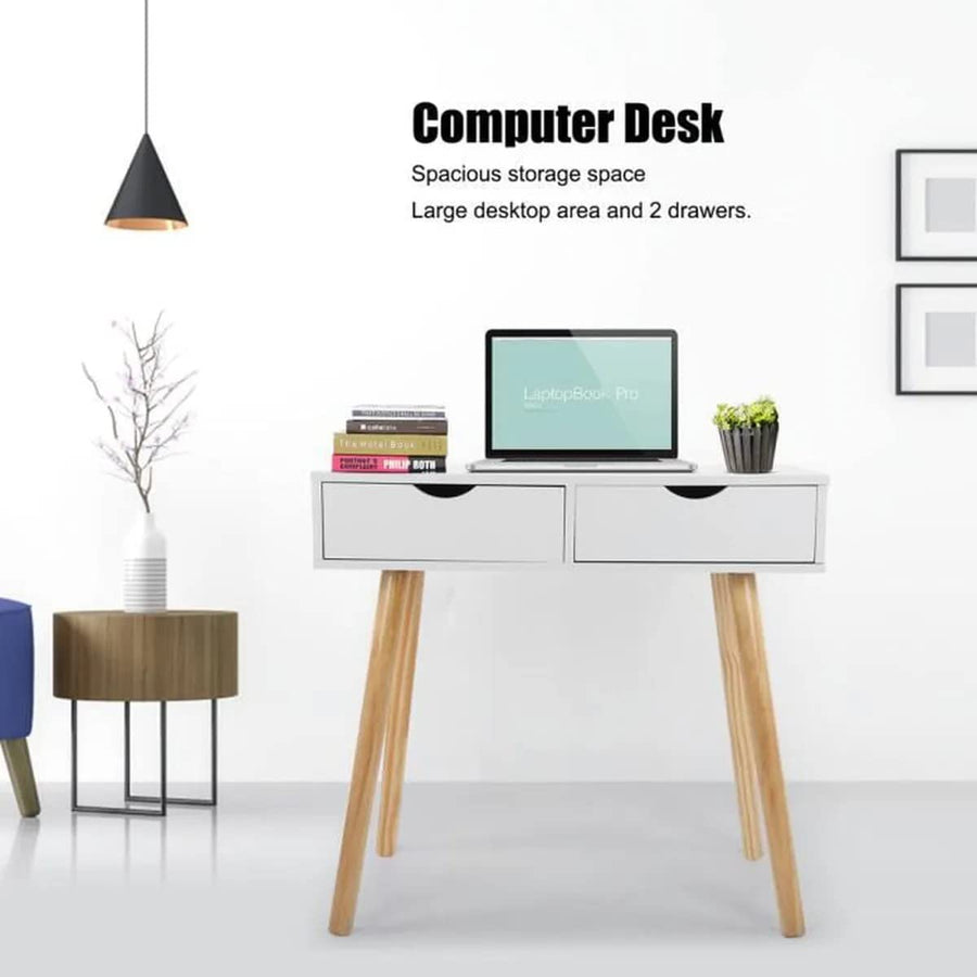 Console Table Side Table for Bedroom, Living Room with Storage Drawer and Legs, Office Table Desk, Bedside Table, End Table, Study Table Dime Store